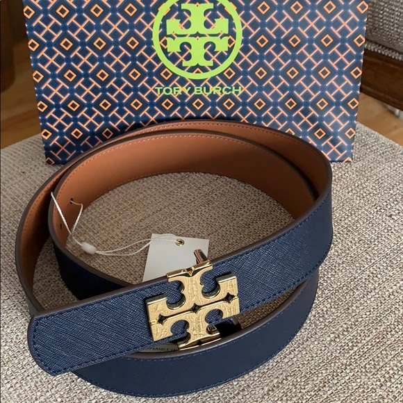 Tory Burch Accessories - Tory Burch Reversible Logo Belt  1 1/2.  XXL